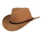 Kožený klobúk Bradman