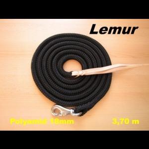Lonz pre Horsemanship 3.7m (18mm hrúbka) - čierna
